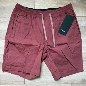 NWT Lululemon Bowline Short 8.5” Smokey Red Size L